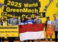 Siswa SMAK 4 Penabur Menang Medali Perunggu di The World GreenMech Robotics Competition 2025