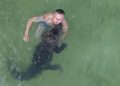 Pria Ini Pelihara dan Berenang dengan Aligator yang Berani