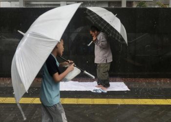 Hujan Lebat Mengguyur Jakarta