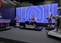 Latihan Band Robot China Sebelum Bertanding di World Games