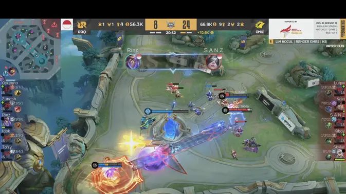 Hasil MPL ID S16 Minggu 3 Sabtu 6 September: Onic Esports Dominan, RRQ Kalah di Royal Derby ke-37