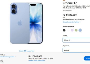 Daftar Harga iPhone 17, Pro, Pro Max, dan Air terbaru di Indonesia