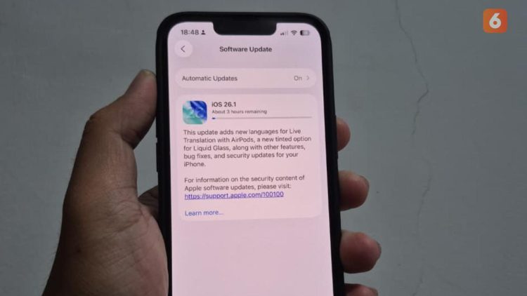 Rilis iOS 26.1 dan iPadOS 26.1, Fitur Baru serta Cara Update di iPhone Anda