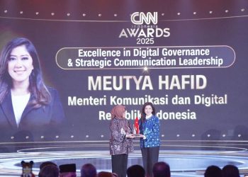 Meutya Hafid Mendapatkan Penghargaan Keunggulan Dalam Tata Kelola Digital