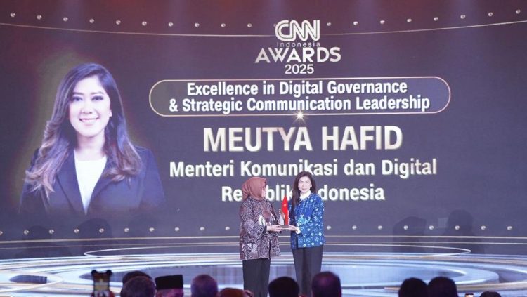 Meutya Hafid Mendapatkan Penghargaan Keunggulan Dalam Tata Kelola Digital