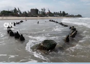 Bangkai Kapal Abad ke-14 Ditemukan Setelah Topan Kalmaegi