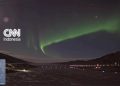 Keindahan Aurora Menari di Langit Greenland