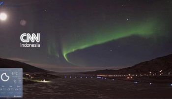 Keindahan Aurora Menari di Langit Greenland