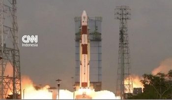 Roket Satelit PSLV-62 India Alami Gangguan saat Proses Peluncuran